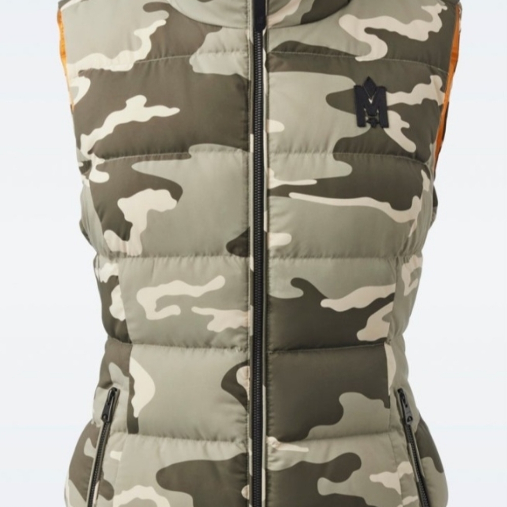 Mackage Gisela Camo Quilted Down Vest SizeMBrand new with original tags